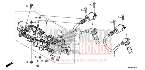 BOBINE D'ALLUMAGE CBR500RAD de 2013